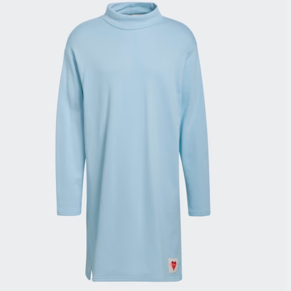 Adidas Unitefit Long Sleeve Tunic Dress
Icy Blue Clear Sky Women’s Size L NWT